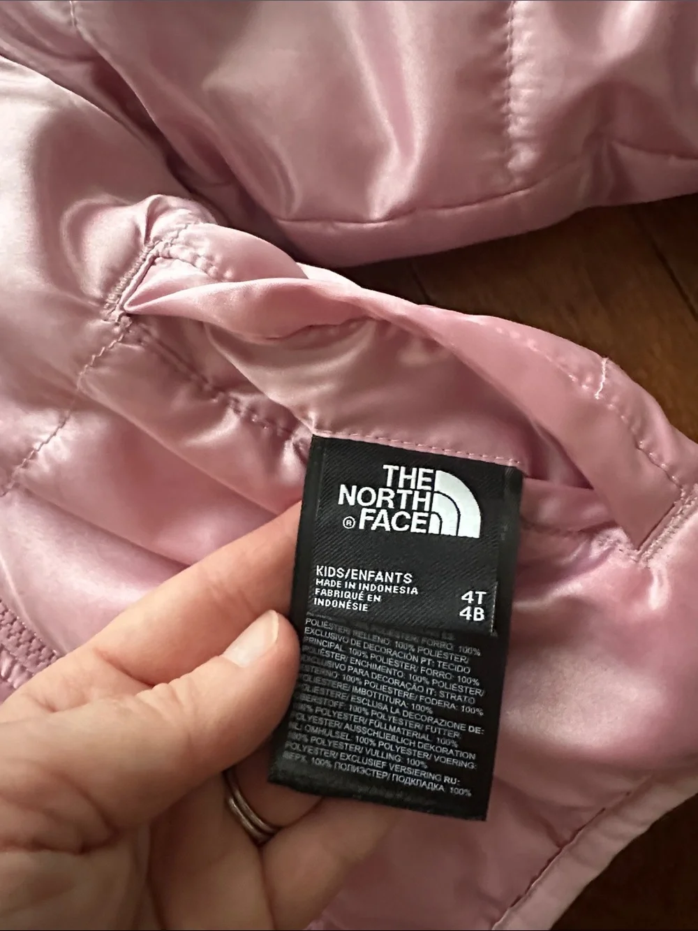 The North Face reversible jacket, size 4T
